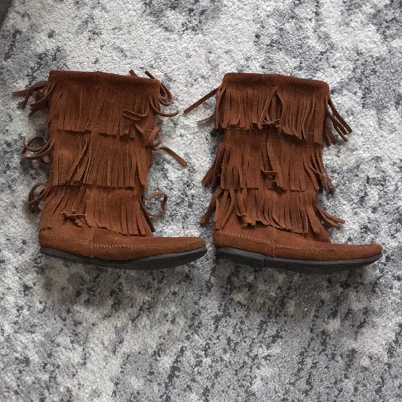 women's minnetonka fringe boots